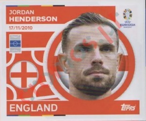 ENG15 Jordan Henderson – UEFA Euro 2024 Topps