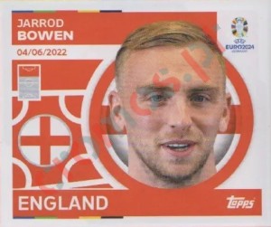 ENG18 Jarrod Bowen – UEFA Euro 2024 Topps