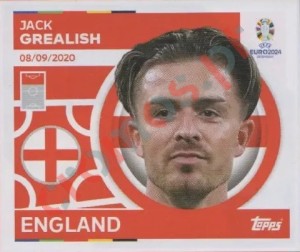 ENG19 Jack Grealish – UEFA Euro 2024 Topps