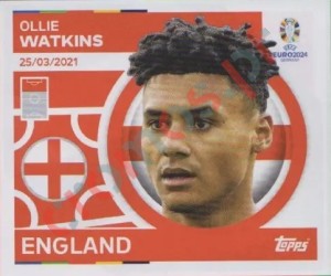 ENG20 Ollie Watkins – UEFA Euro 2024 Topps