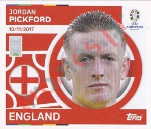 ENG4 Jordan Pickford – UEFA Euro 2024 Topps