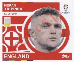 ENG7 Kieran Trippier – UEFA Euro 2024 Topps