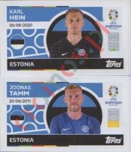 EST2-3 Karl Hein / Joonas Tamm – UEFA Euro 2024 Topps