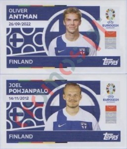 FIN12-13 Oliver Antman / Joel Pohjanpalo – UEFA Euro 2024 Topps