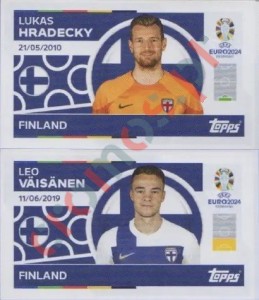 FIN2-3 Lukas Hradecky / Leo Väisänen – UEFA Euro 2024 Topps