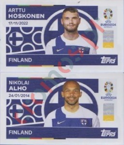 FIN4-5 Arttu Hoskonen / Nikolai Alho – UEFA Euro 2024 Topps