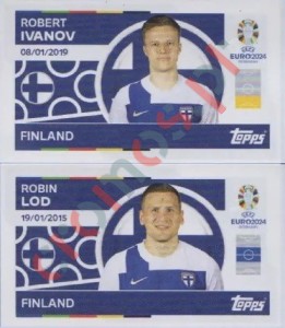 FIN6-7 Robert Ivanov / Robin Lod – UEFA Euro 2024 Topps