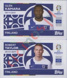 FIN8-9 Glen Kamara / Robert Taylor – UEFA Euro 2024 Topps