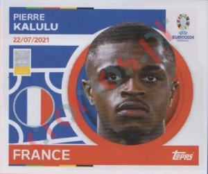 FRA11 Pierre Kalulu – UEFA Euro 2024 Topps
