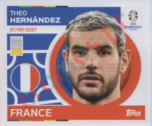 FRA12 Theo Hernández – UEFA Euro 2024 Topps