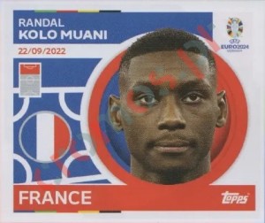 FRA17 Randal Kolo Muani – UEFA Euro 2024 Topps