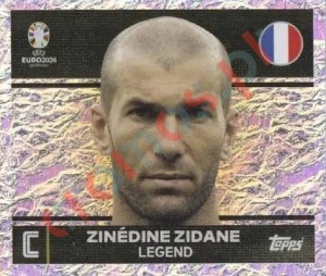 FRA2 Zinedine Zidane – UEFA Euro 2024 Topps