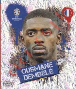 FRA3 Ousmane Dembélé – UEFA Euro 2024 Topps