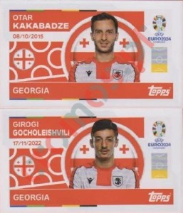 GEO4-5 Otar Kakabadze / Giorgi Gocholeishvili – UEFA Euro 2024 Topps