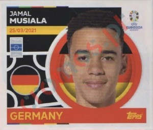 GER11 Jamal Musiala – UEFA Euro 2024 Topps