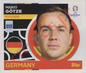 GER12 Mario Götze – UEFA Euro 2024 Topps