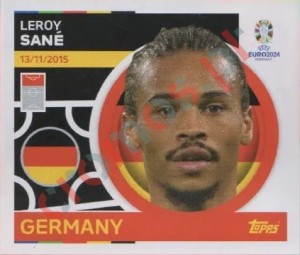 GER15 Leroy Sané – UEFA Euro 2024 Topps