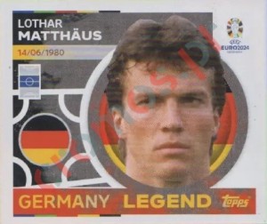 GER21 Lothar Matthäus – UEFA Euro 2024 Topps