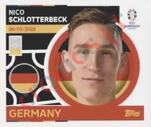 GER5 Nico Schlotterbeck – UEFA Euro 2024 Topps