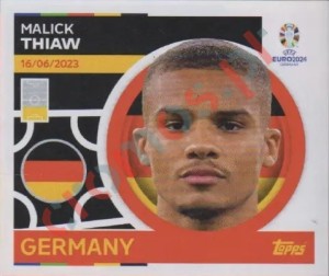 GER7 Malick Thiaw – UEFA Euro 2024 Topps
