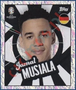 GER-PTW Jamal Musiala – UEFA Euro 2024 Topps