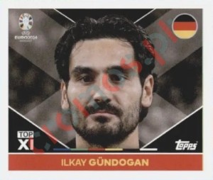 GER-TOP2 Ilkay Gündogan – UEFA Euro 2024 Topps