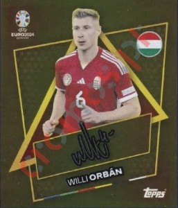 HUN-SP Willi Orbán – UEFA Euro 2024 Topps