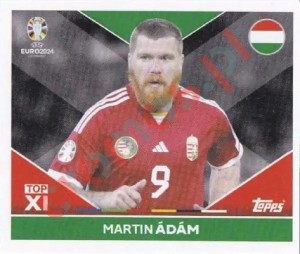 HUN-TOP1 Martin Ádám – UEFA Euro 2024 Topps