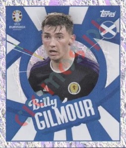 SCO-PTW Billy Gilmour – UEFA Euro 2024 Topps