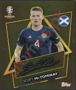 SCO-SP Scott McTominay – UEFA Euro 2024 Topps
