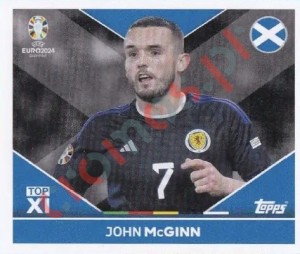 SCO-TOP1 John McGinn – UEFA Euro 2024 Topps