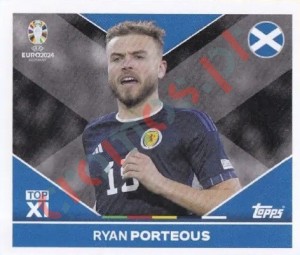 SCO-TOP2 Ryan Porteous – UEFA Euro 2024 Topps