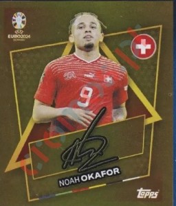 SUI-SP Noah Okafor – UEFA Euro 2024 Topps