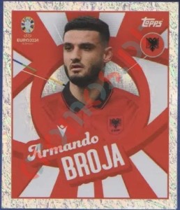 ALB-PTW Armando Broja – UEFA Euro 2024 Topps