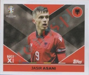 ALB-TOP1 Jasir Asani – UEFA Euro 2024 Topps