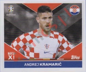 CRO-TOP1 Andrej Kramarić – UEFA Euro 2024 Topps