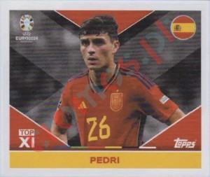 ESP-TOP2 Pedri – UEFA Euro 2024 Topps