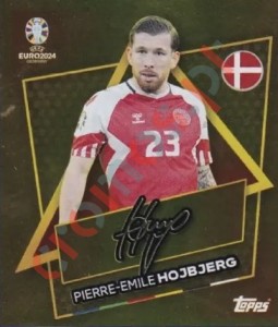DEN-SP Pierre-Emile Højbjerg – UEFA Euro 2024 Topps