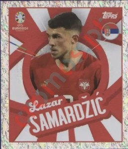 SRB-PTW Lazar Samardžić – UEFA Euro 2024 Topps