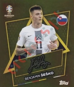 SVN-SP Benjamin Šeško – UEFA Euro 2024 Topps