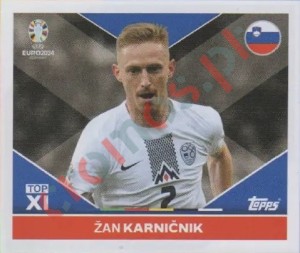 SVN-TOP1 Žan Karnicnik – UEFA Euro 2024 Topps