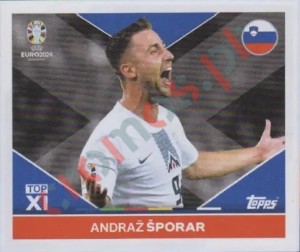 SVN-TOP2 Andraž Šporar – UEFA Euro 2024 Topps
