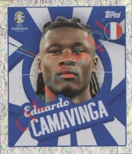 FRA-PTW Eduardo Camavinga – UEFA Euro 2024 Topps