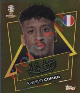 FRA-SP Kingsley Coman – UEFA Euro 2024 Topps