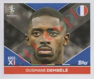 FRA-TOP2 Ousmane Dembélé – UEFA Euro 2024 Topps