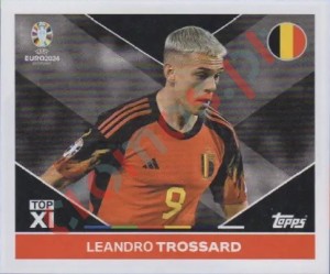 BEL-TOP2 Leandro Trossard – UEFA Euro 2024 Topps