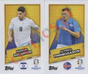 ISR-ICE-SP Manor Solomon / Alfred Finnbogason – UEFA Euro 2024 Topps