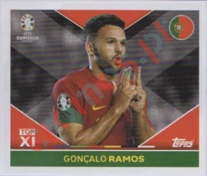 POR-TOP2 Gonçalo Ramos – UEFA Euro 2024 Topps