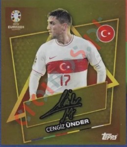 TUR-SP Cengiz Ünder – UEFA Euro 2024 Topps