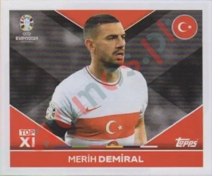 TUR-TOP1 Merih Demiral – UEFA Euro 2024 Topps